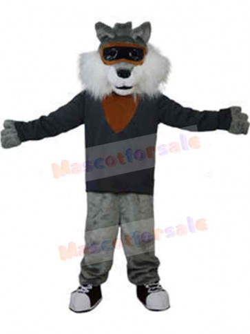 Wolf mascot costume