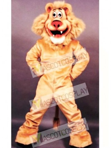 Cute Lionel Lion Mascot Costume