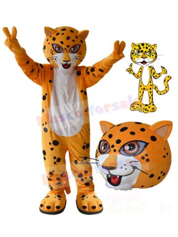 Leopard mascot costume