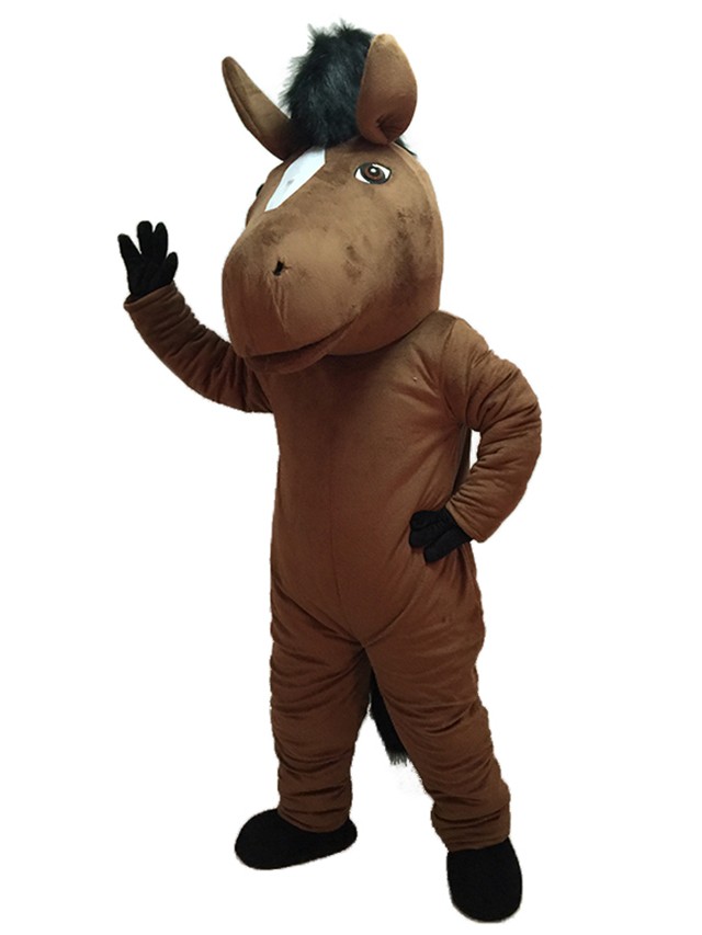 New Mustang Horse Mascot Costume