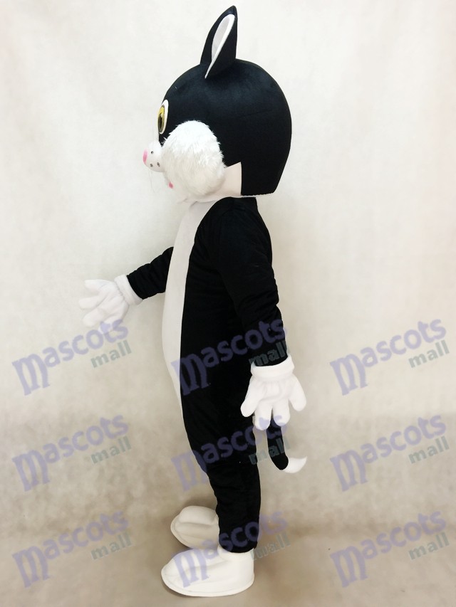 Black Cartoon Cat Mascot Costume