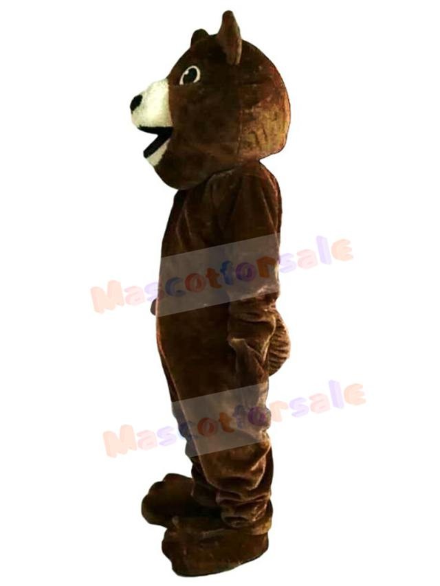 Happy Brown Bear Mascot Costume For Adults Mascot Heads 7449