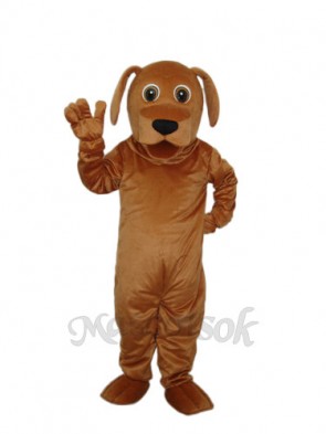 Golden Dog Mascot Adult Costume