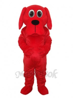 Black Nose Rooney Red Dog Mascot Adult Costume 