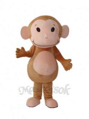 Little Brown Monkey Mascot Adult Costume 