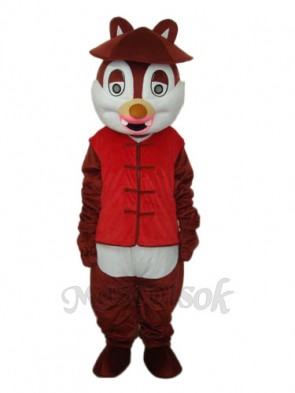 Hat Squirrel Mascot Adult Costume 