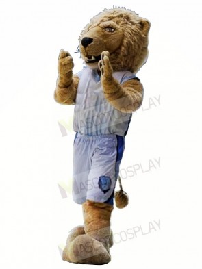 Sporty Lion and Leopard Mascot Costume 