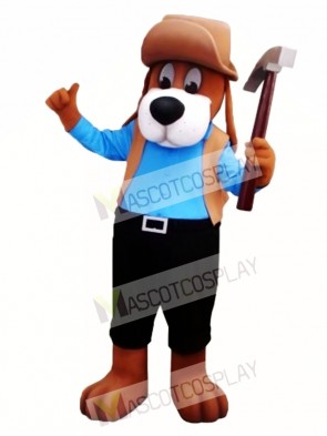 Worker Dog Mascot Costume