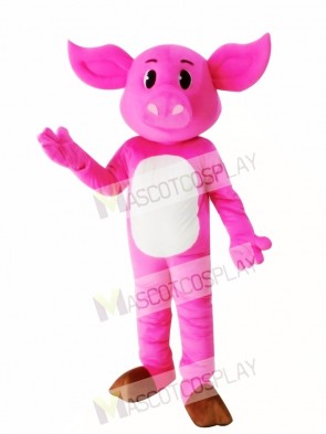 Adult Pink Pig Mascot Costume