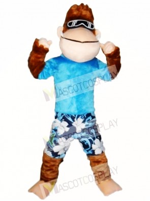 Strong Monkey Mascot Costume