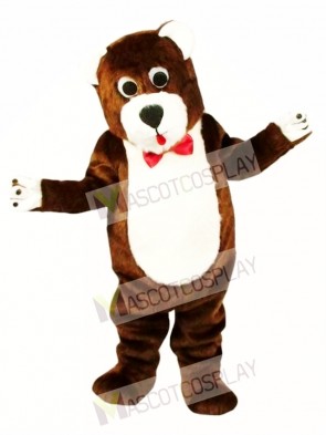 Grentle Brown Teddy Bear Mascot Costume Animal Costume