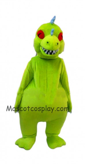 Hot Sale Realistic New Popular Professional Rugrats Reptar Mascot Costume Reptar Dinosaur Costume Reptar Adults Clothing Halloween