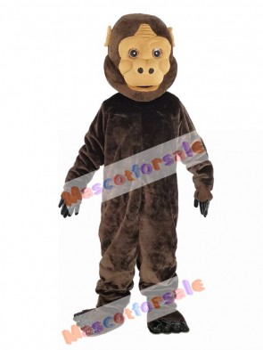 Brown Long Tail Monkey Mascot Costume Animal