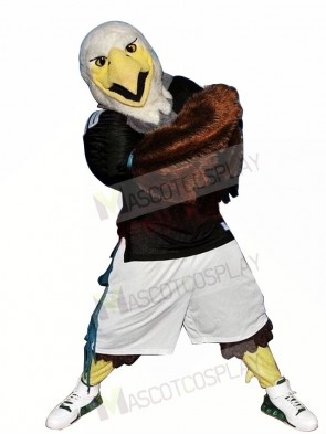 Sporty Fierce Eagle Mascot Costume 