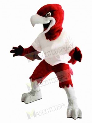 Red Fierce Eagle Mascot Costume 