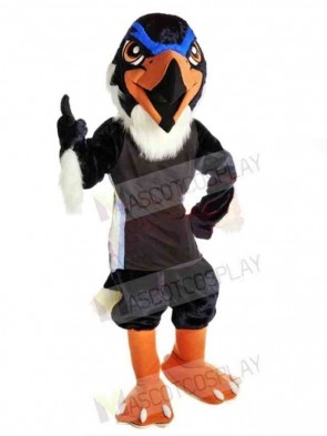 Sporty Fierce Eagle Mascot Costume 