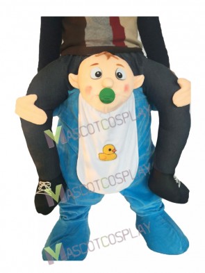Piggyback Baby Carry Me Ride on Infant Mascot Costume 