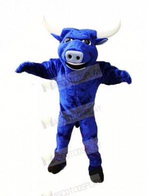 Strong Blue Bull Mascot Costumes Animal	