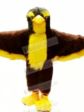 Brown and Yellow Eagle Mascot Costumes Animal	