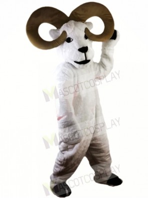 White Ram Mascot Costume Free Shipping