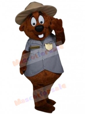 Major Muskrat mascot costume