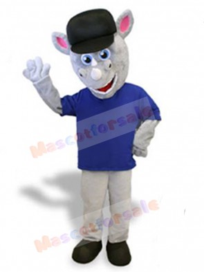 Rhino mascot costume