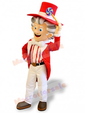 Candy Gentleman mascot costume