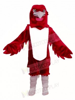 Burgundy Eagle Falcon Mascot Costumes Animal