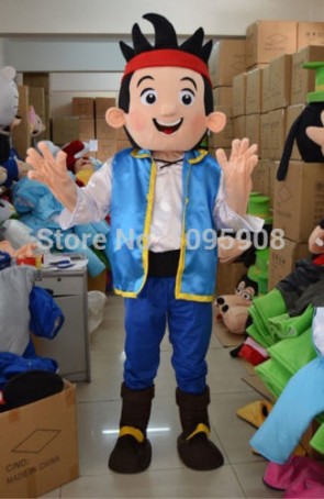 High Quality New Jake and Neverland Pirate Mascot Costume Pirates Adult Party Carnival Halloween Christmas Mascot 