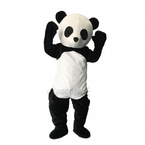 Black And White Panda Plush Adult Mascot Funny Costume