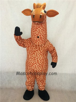 Giraffe Mascot Costume with Black Feet