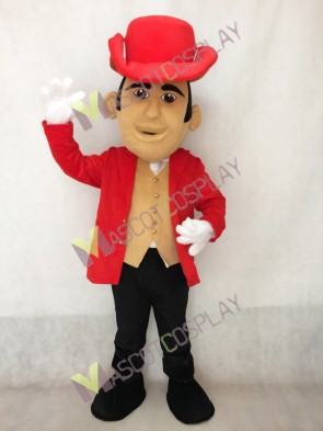 Red Hat Patriot Mascot Costume