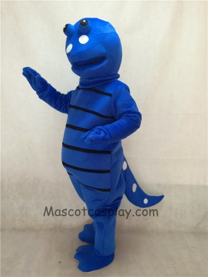 Blue Billy Salamander Mascot Costume