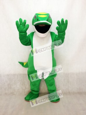 Green Gecko Mascot Costume 