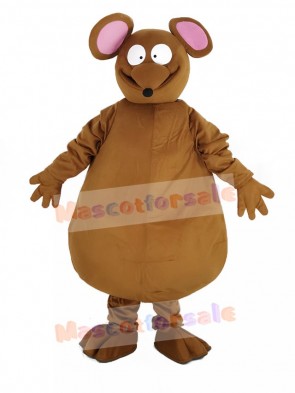 Brown Mouse Mascot Costume