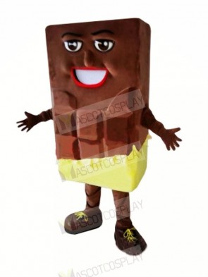 Chocolate Bar Mascot Costume Cartoon