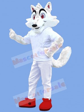 Wolf mascot costume