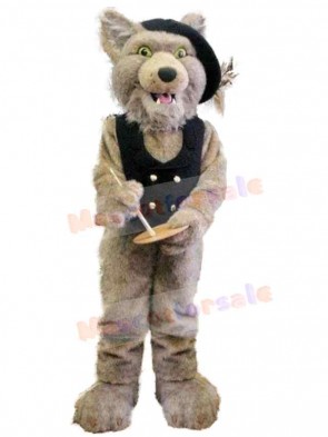 Wolf mascot costume