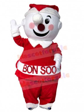 Snowman mascot costume