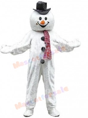 Snowman mascot costume