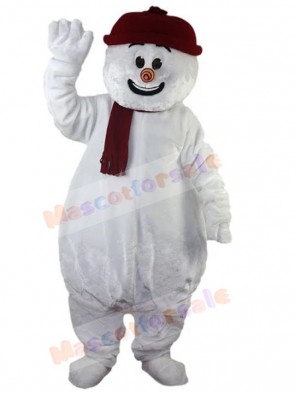 Snowman mascot costume