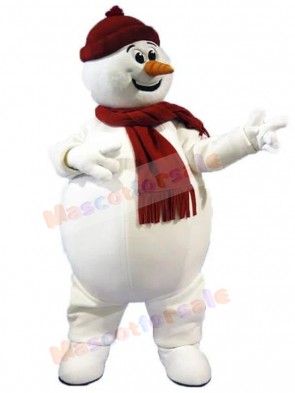 Snowman mascot costume