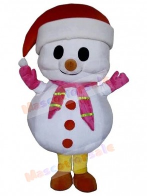 Snowman mascot costume