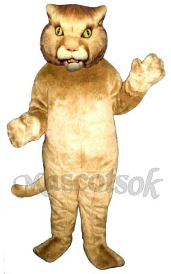 Cute Wildcat Cat Tiger Mascot Costume