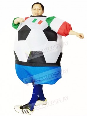 World Cup Italy Football Soccer Player Inflatable Halloween Christmas Costumes for Adults