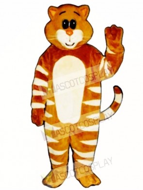 Cute Stripe Cat Mascot Costume