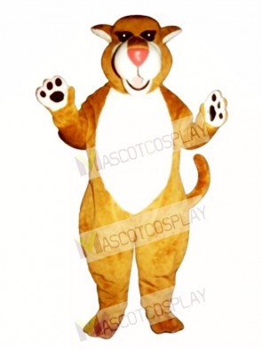 Cute Saber Tooth Cat Mascot Costume