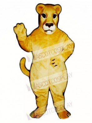 Cute Realistic Lioness Lion Mascot Costume