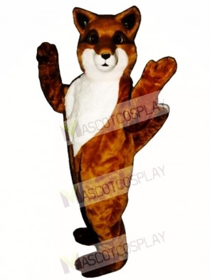 Cute Friendly Fox Mascot Costume
