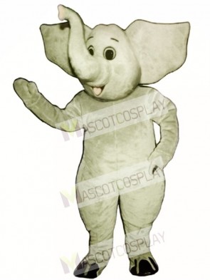 Cute Eddy Elephant Mascot Costume